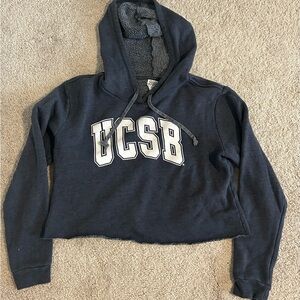 UCSB cropped hoodie